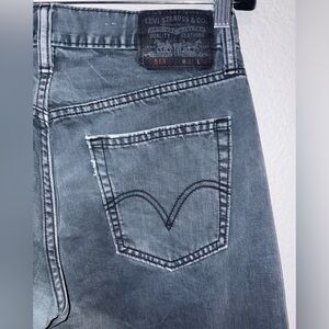 Levi’s 514 Slim Straight Jeans • Charcoal Gray • Men’s W31 L3